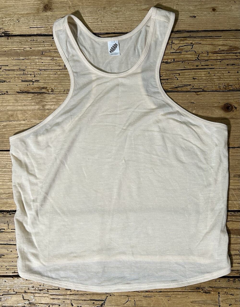 Parade Women’s Size S Apricot Crop Tank Top